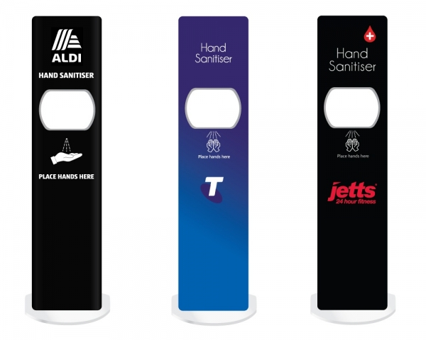 ALDI, Telstra & Jetts 24 Hours Fitness - Branded Hand Sanitiser Station – Sanitation Station