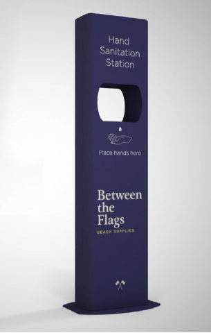 Between The Flags - Branded Hand Sanitiser Station – Sanitation Station