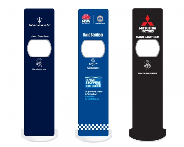 Maserati, NSW Police Force, Mitsubishi Motors - Branded Hand Sanitiser Station – Sanitation Station